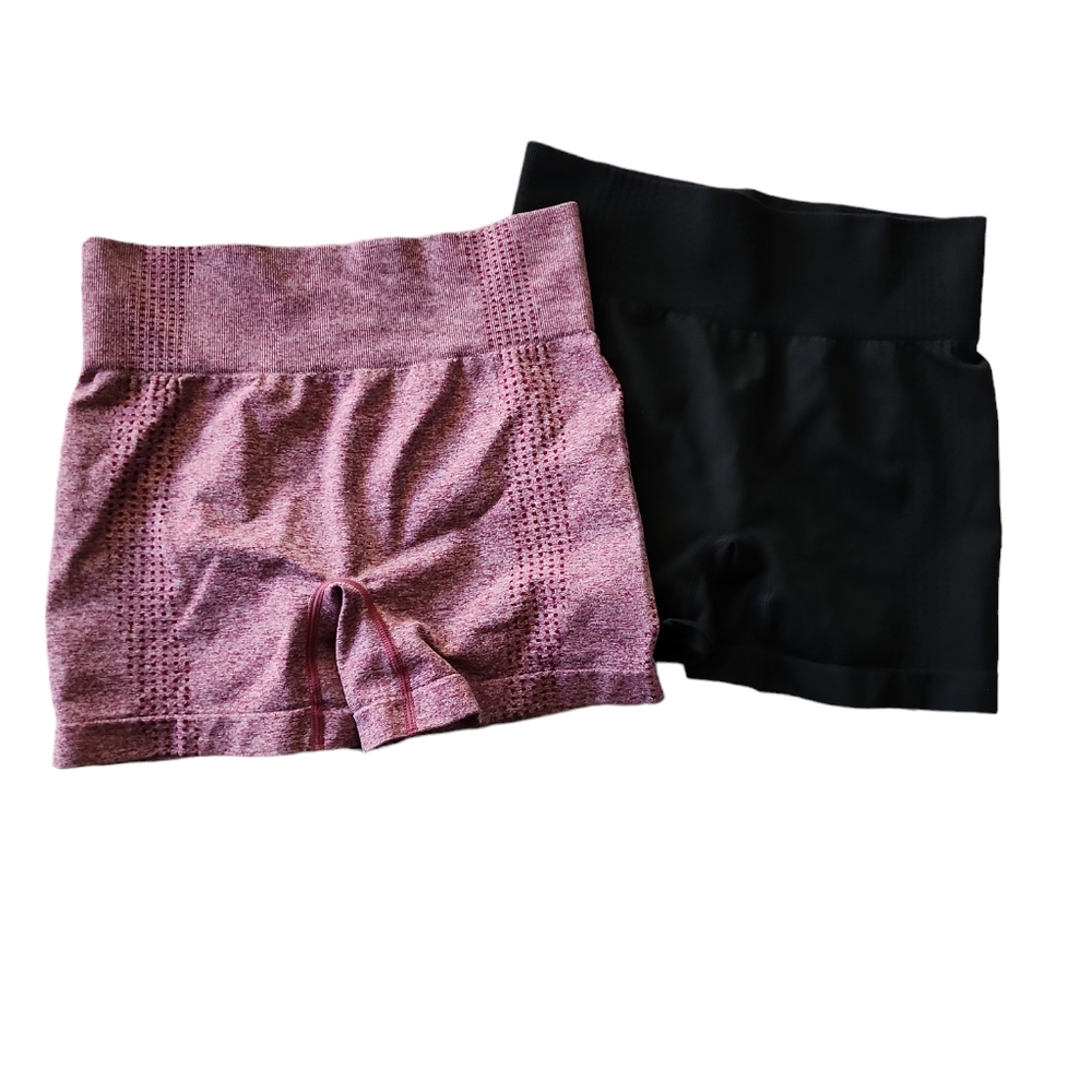 High waisted gym shorts